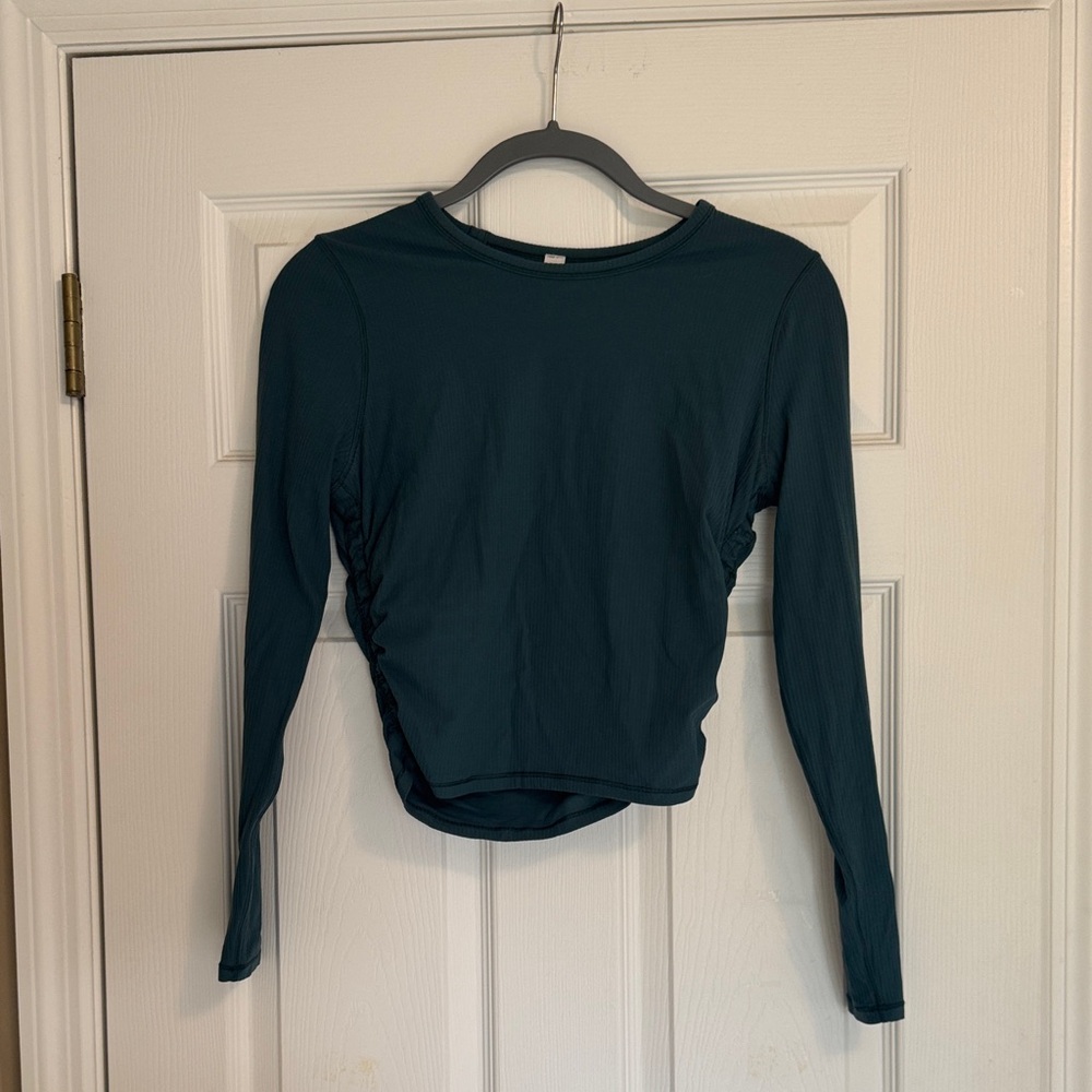lululemon athletica Dark Teal Long Sleeve Blouse